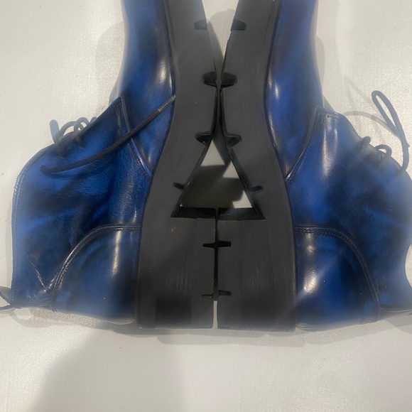 Men’s Carlo Morandi Platform Shoe Made In Italy Sz 43(9) - Picture 3 of 8